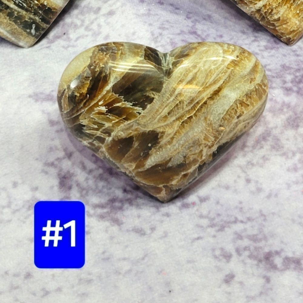 Chocolate Calcite Heart